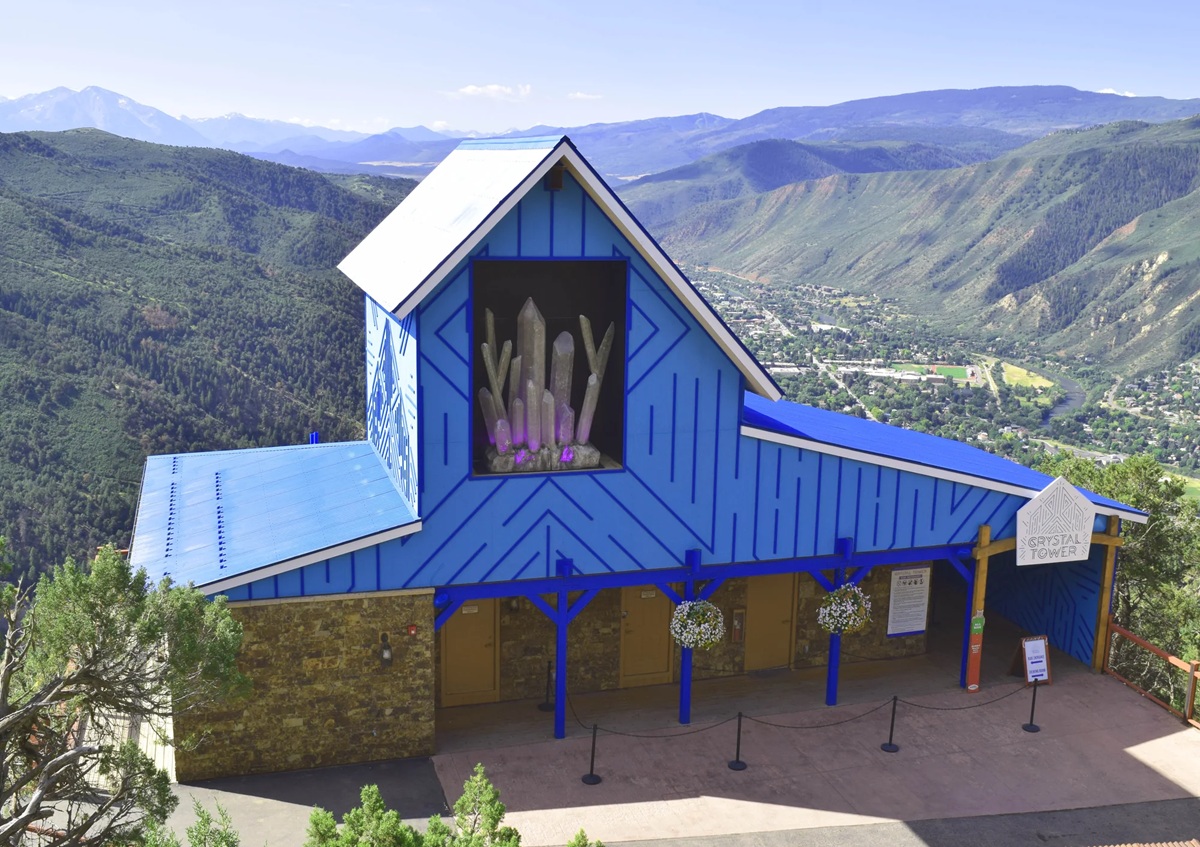 Custom themed building at Glenwood Caverns Adventure Park